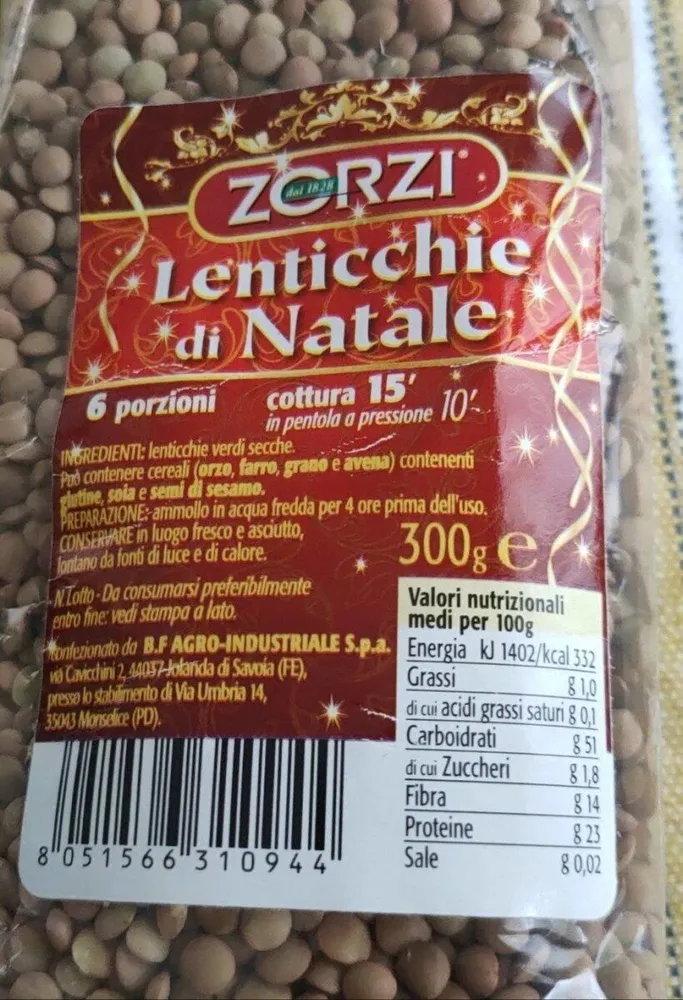 Lenticchie di Natale