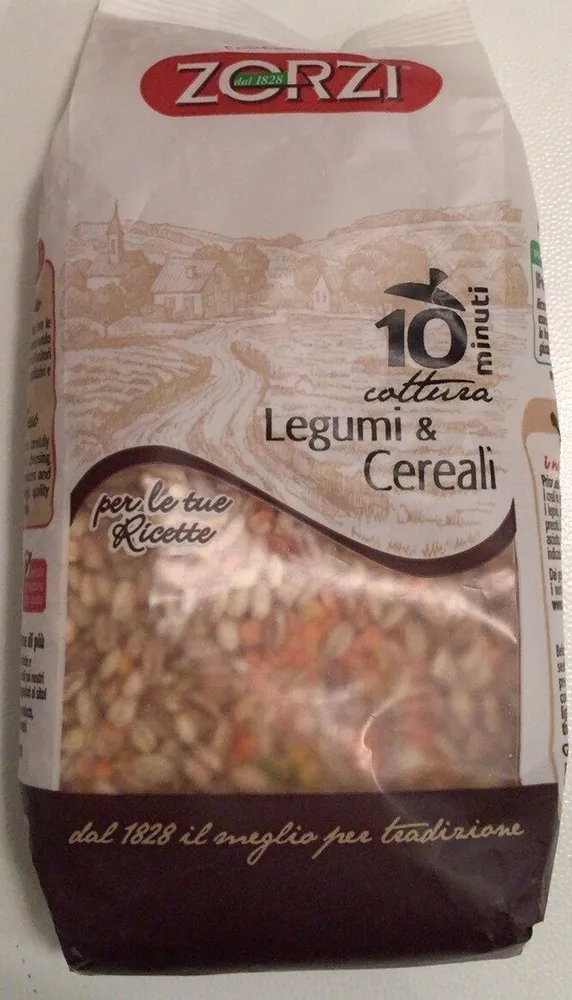 Misto di cereali precottj e lenticchie