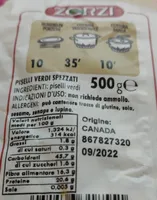 Piselli verdi