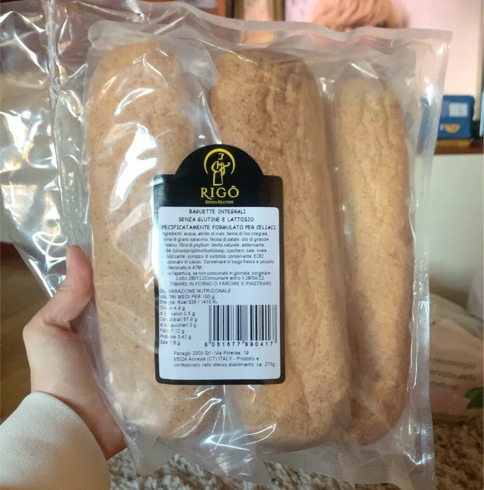 Baguette integrali senza glutine