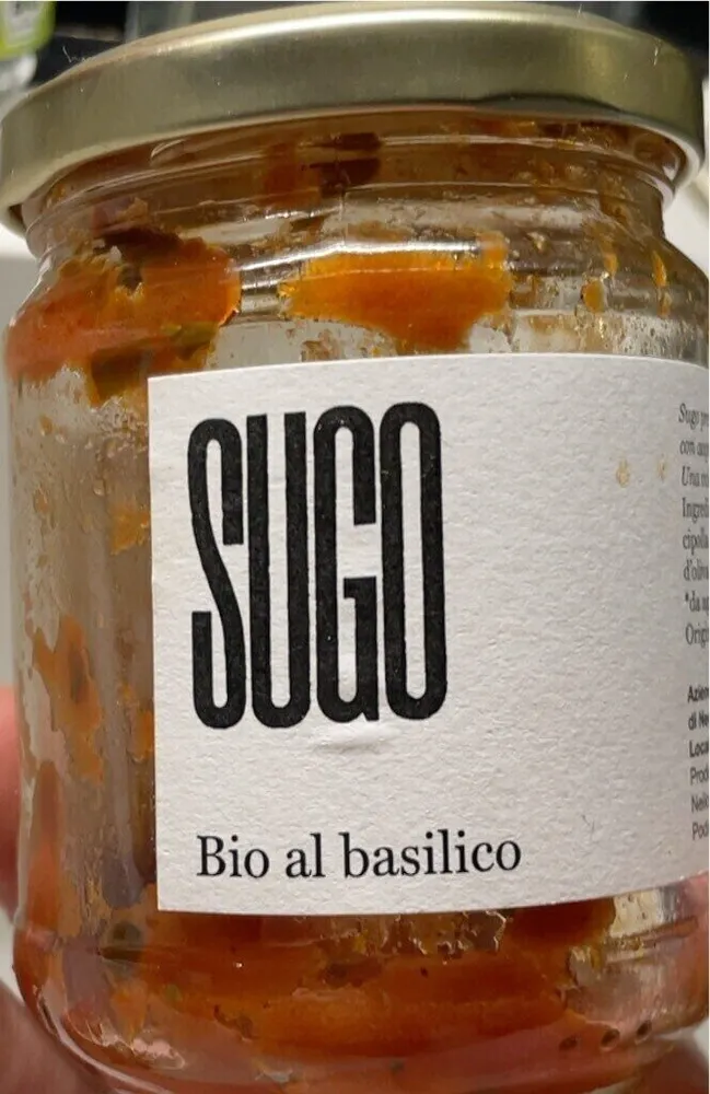 Sugo bio al basilico