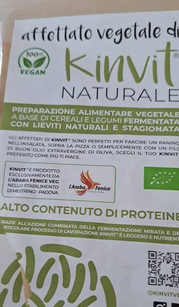 Affettato vegetale naturale