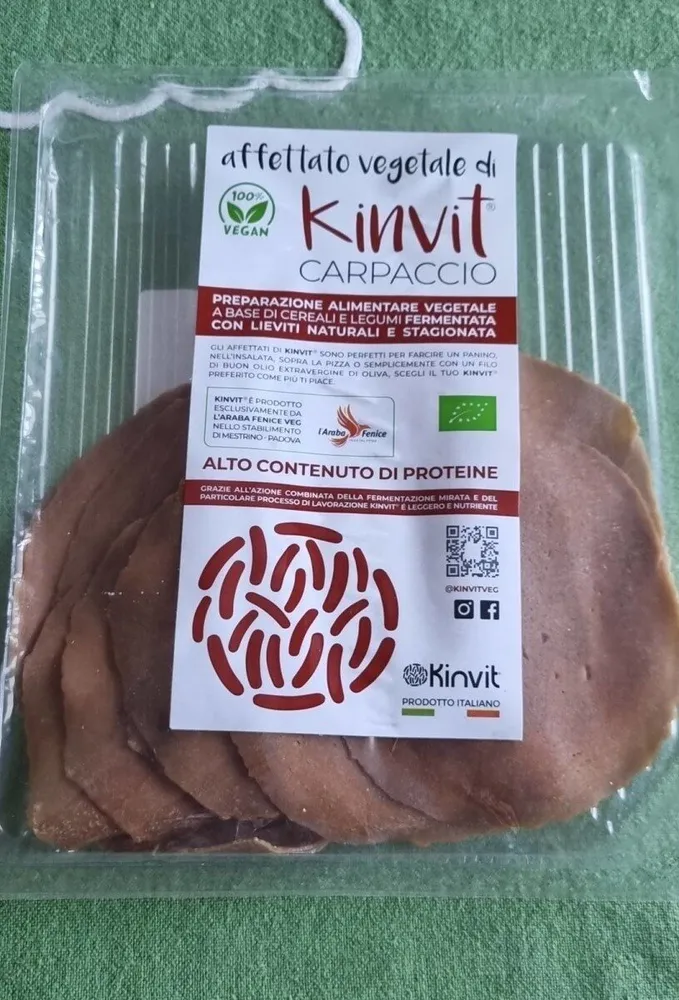 Affettato vegetale di Kinvit carpaccio