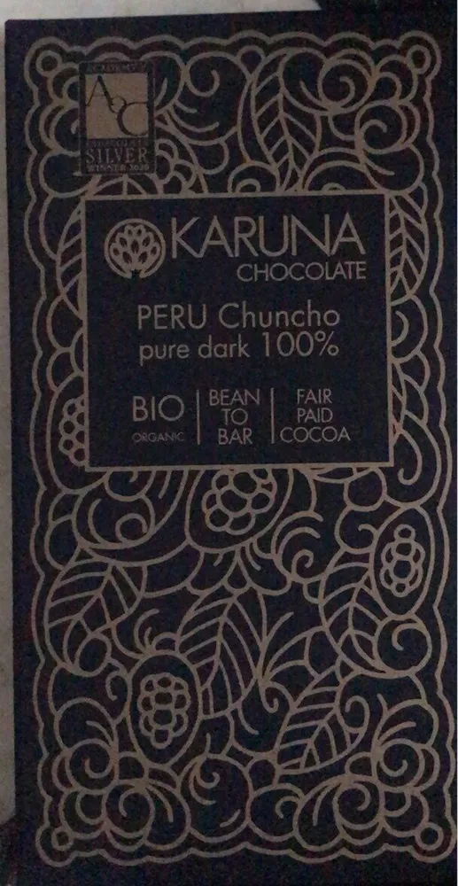 Peru chuncho pure dark 100%