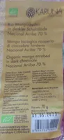Mango bio ricoperto di cioccolato fondente
