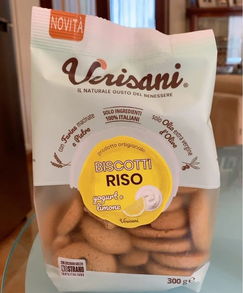 Biscotti riso yogurt e limone