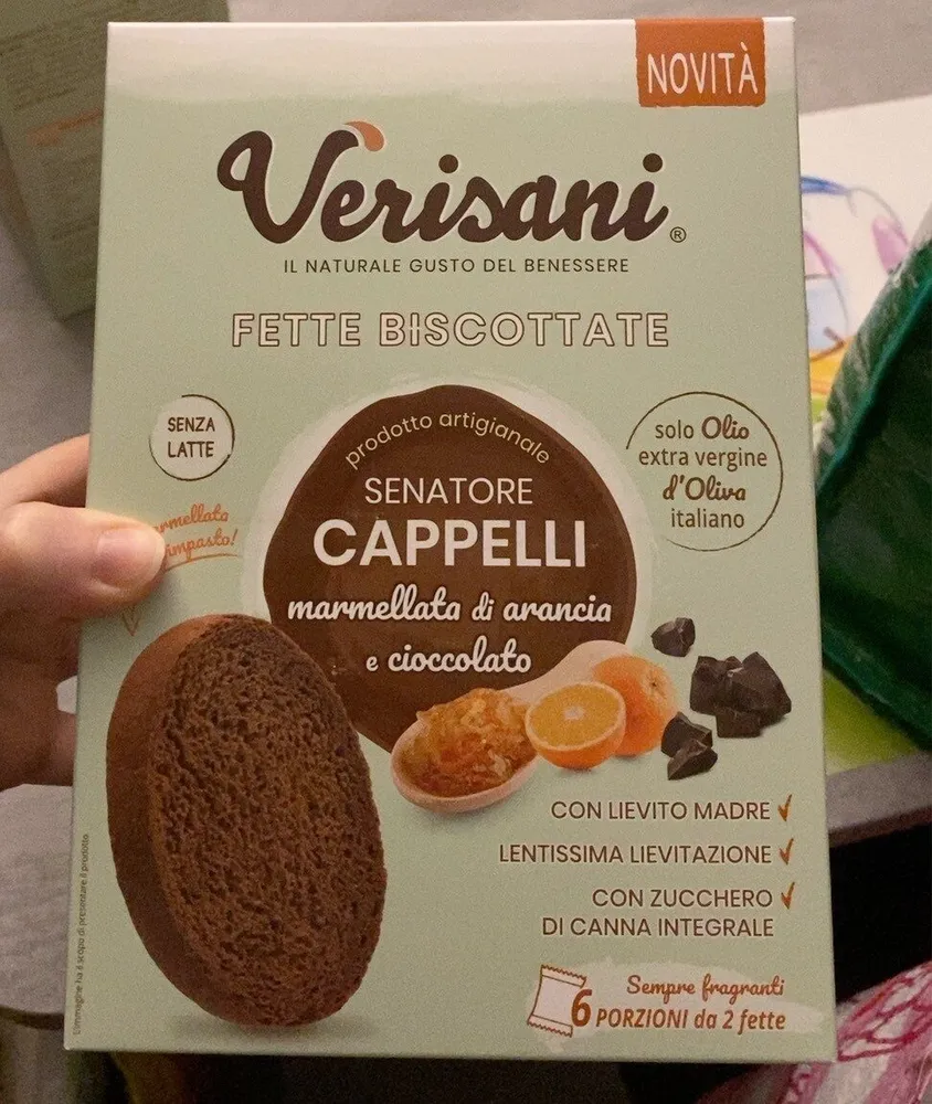 Fette biscottate cioccolato e arancia