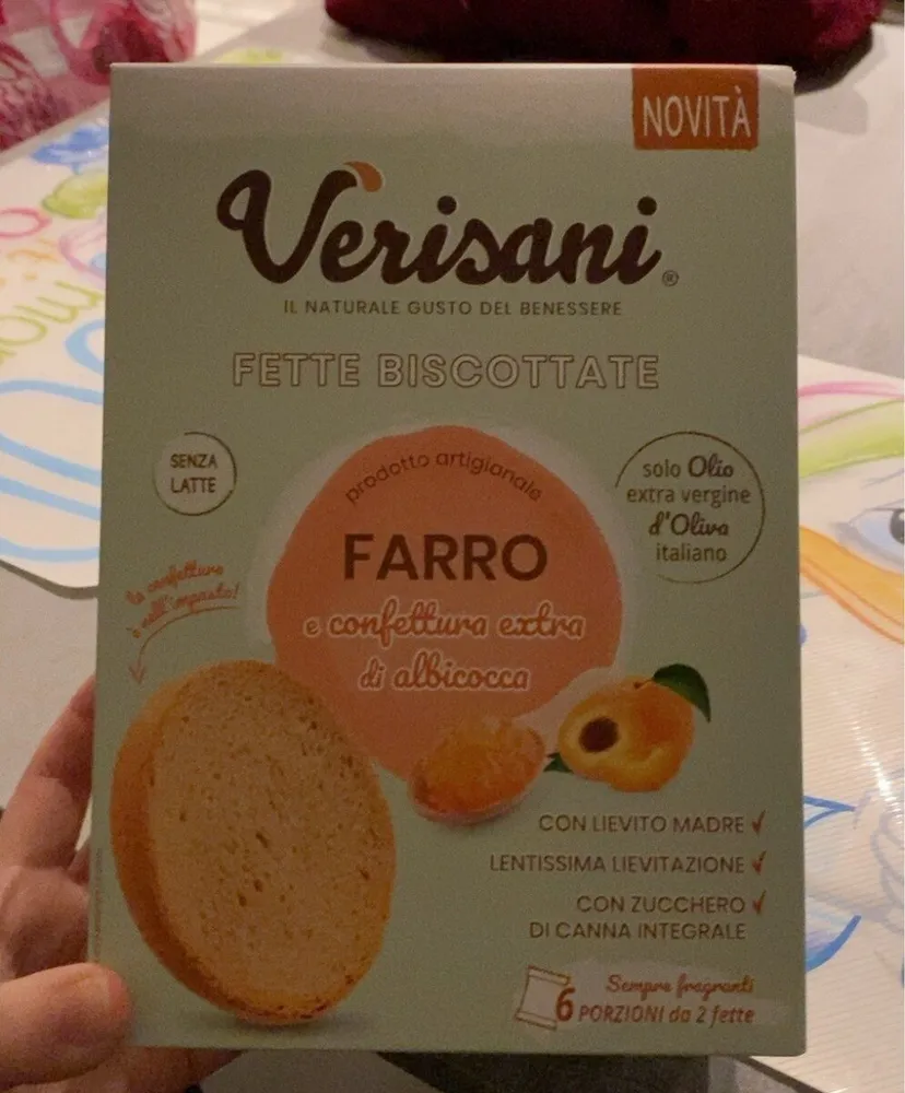 Fette biscottate farro e albicocche