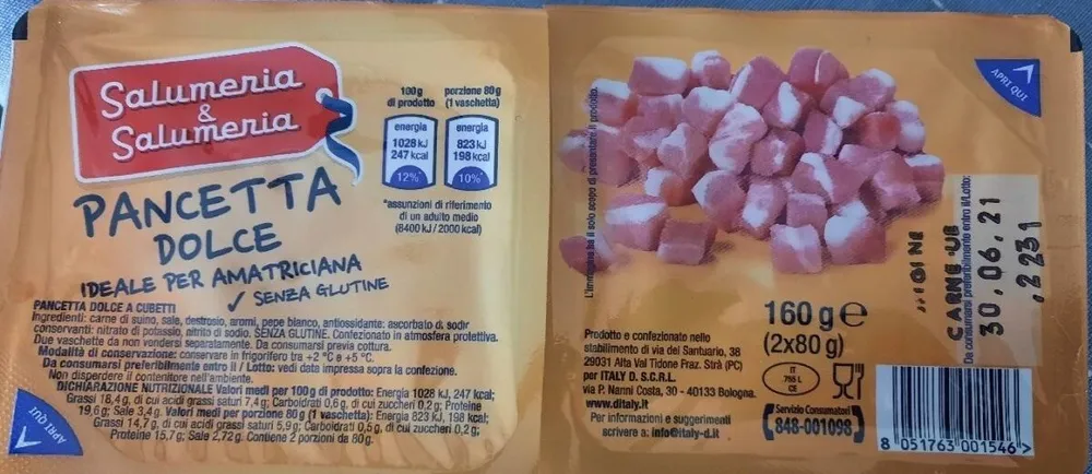 Pancetta dolce