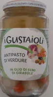 Antipasto di verdure in olio di semi di girasole