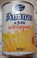 Ananas a fette sciroppate