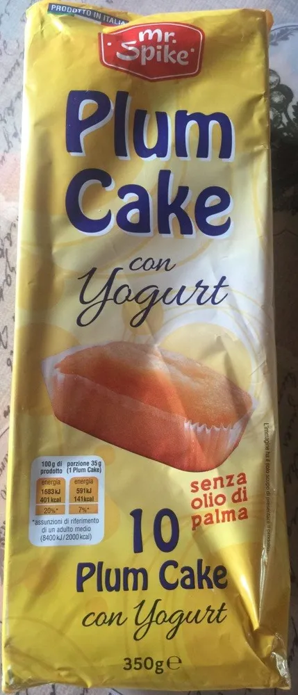 Plum Cake con Yogurt