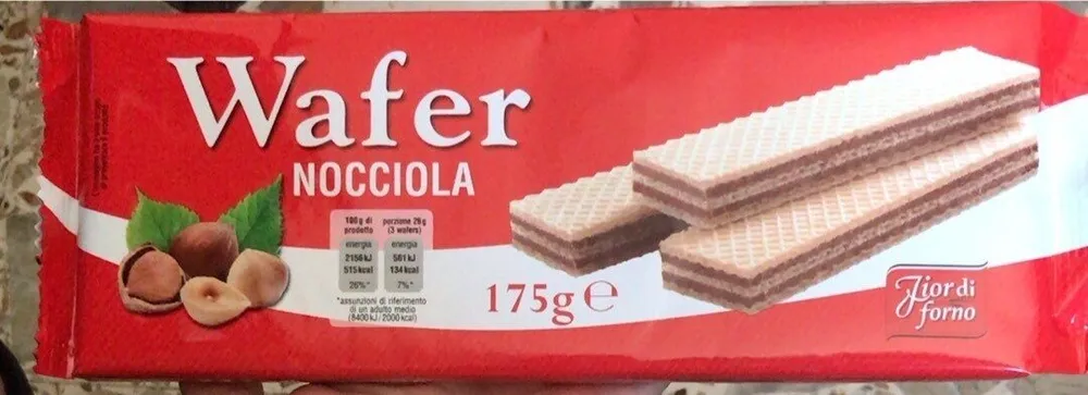 Wafer nocciola