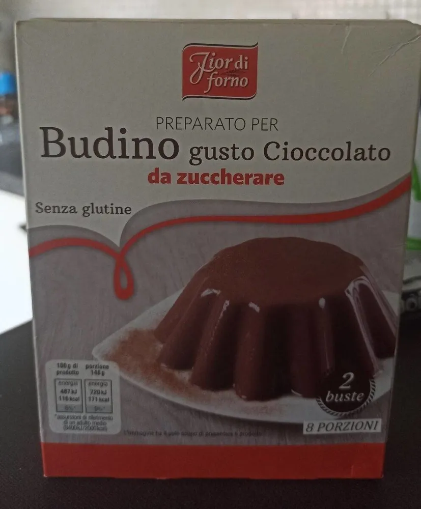 Budino gusto cioccolato
