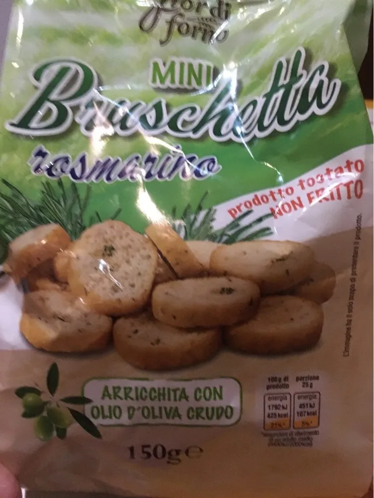 Mini bruschetta rosmarino