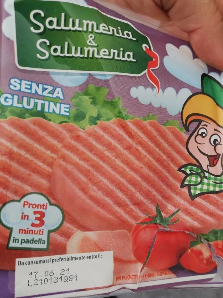 Hamburger di prosciutto cotto