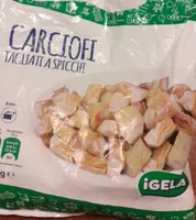 Carciofi tagliati a spicchi