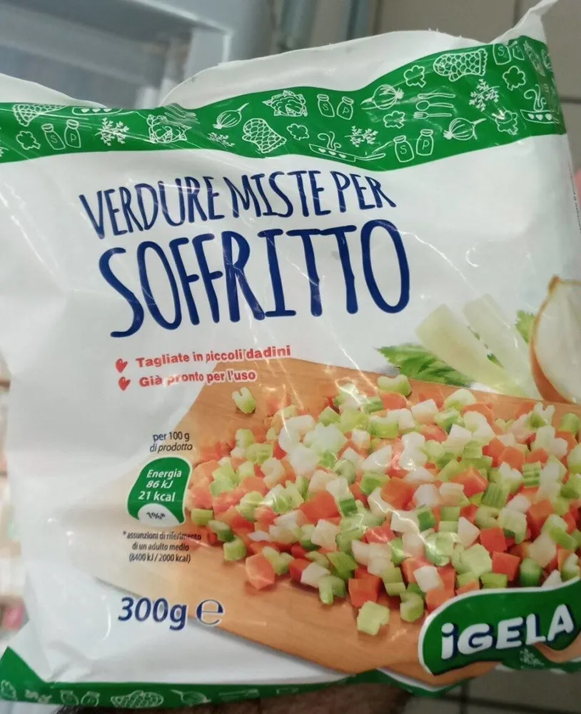 Verdure miste per soffritto