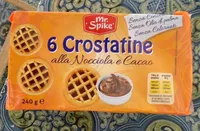 Crostatine nocciola e cacao