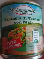 Fantasia di verdure con mais