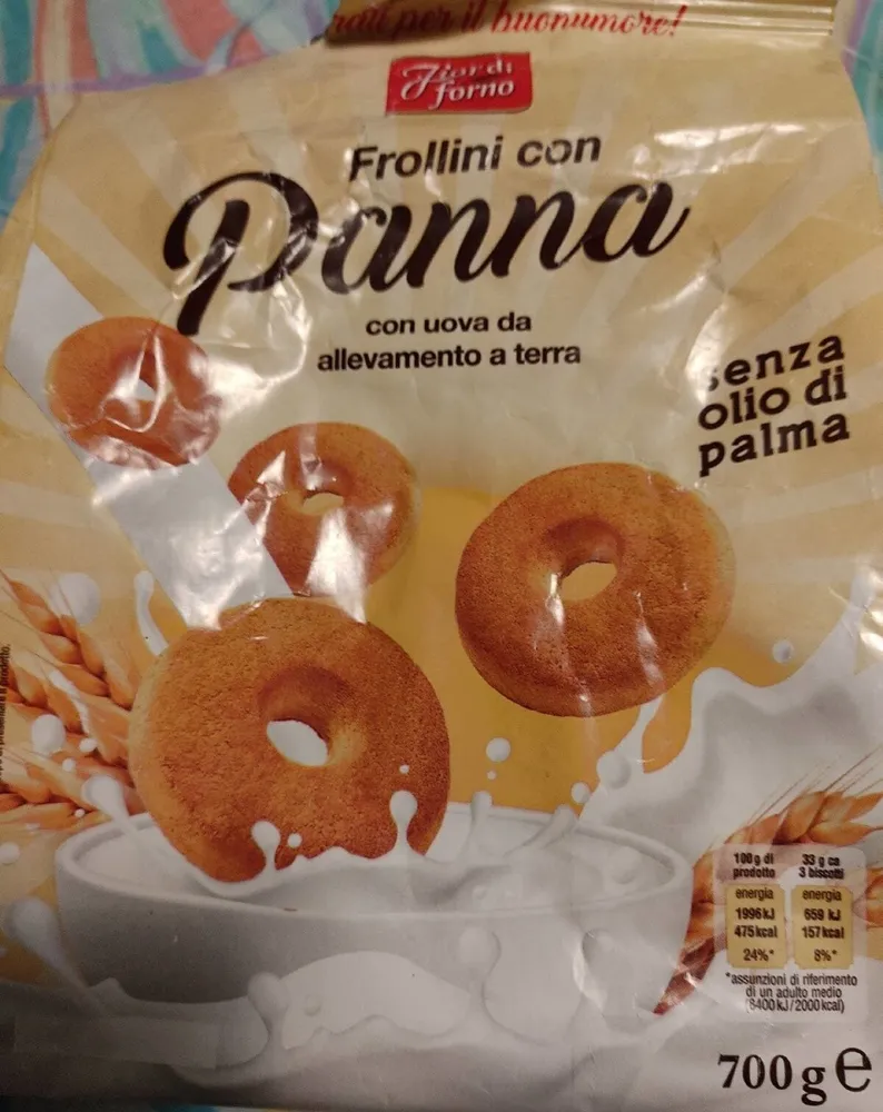 Frollini con panna