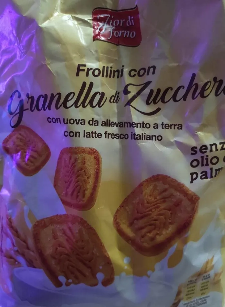 Frollini con granella di zucchero