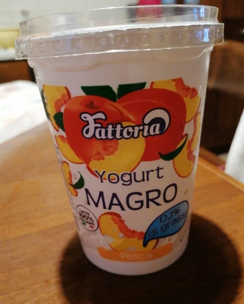 Yogurt magro pesca