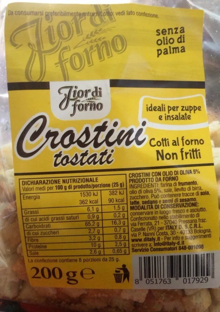 Crostini tostati