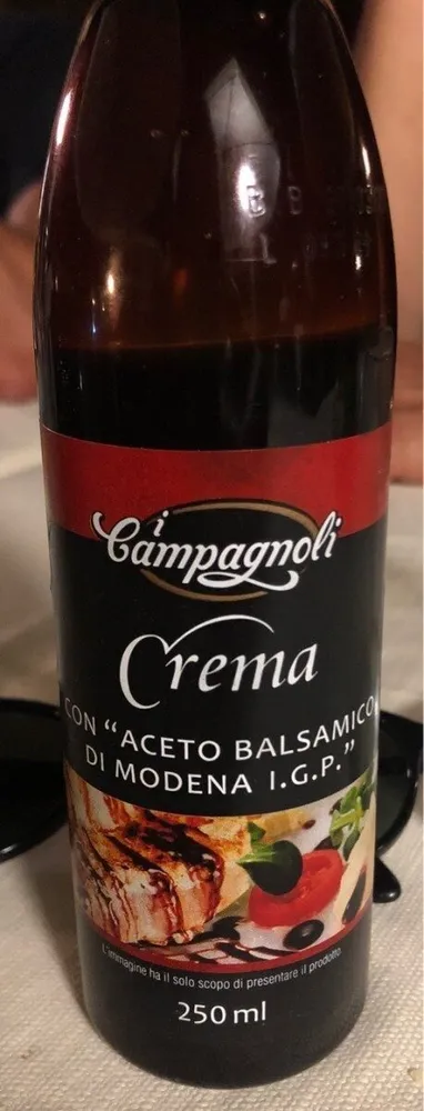 Crema con "aceto balsamico di modena I.G.P"
