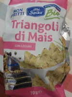 Trinagoli di mais con legumi