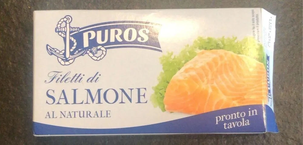 Filetti di salmone al naturale