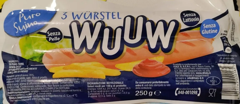 Wurstel di suino