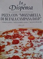 Pizza con mozzarella di bufala campana DOP