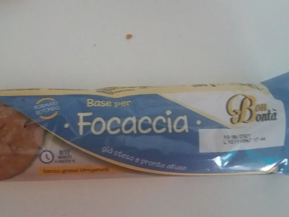 Base per focaccia