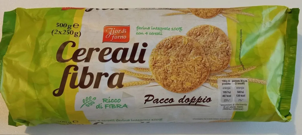 Cereali fibra