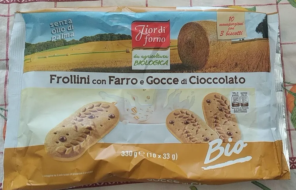 Frollini con Farro e Gocce di Cioccolato