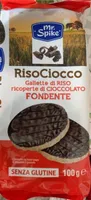 Gallette di riso ricoperte di cioccolato fondente