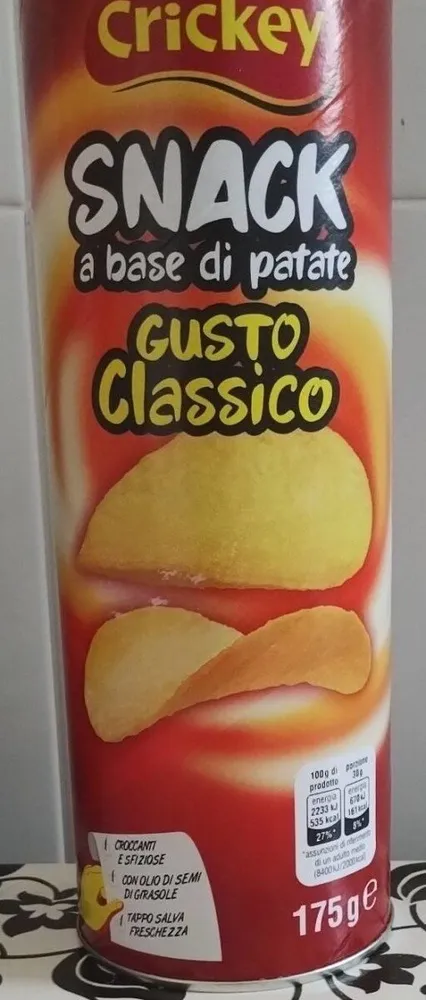 Snack a base di patate