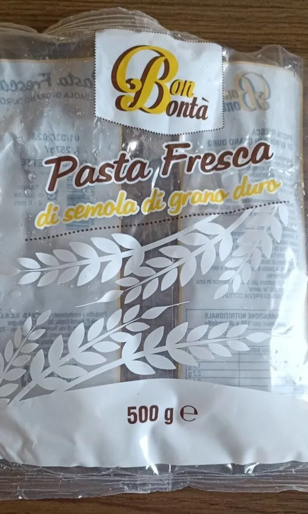 Pasta fresca di semola di grano duro