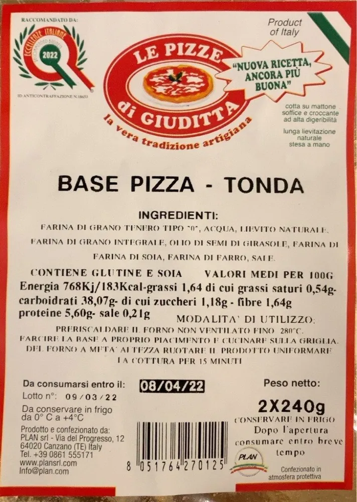 Base pizza