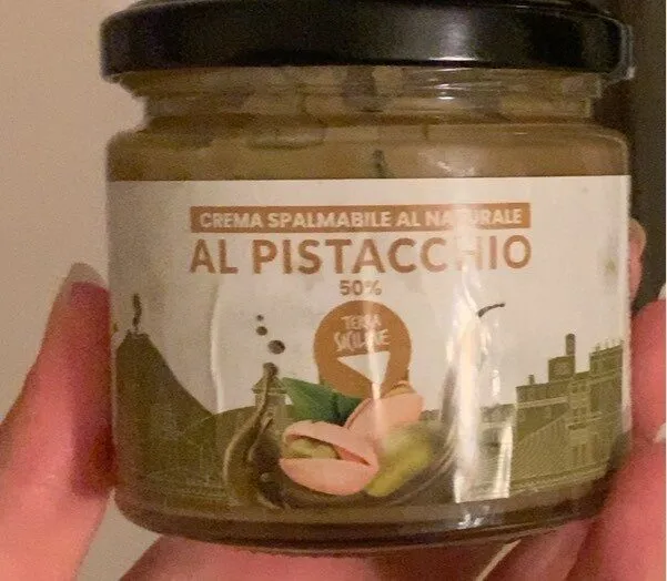 crema spalmabile al naturale al pistacchio