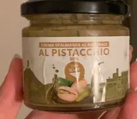 crema spalmabile al naturale al pistacchio