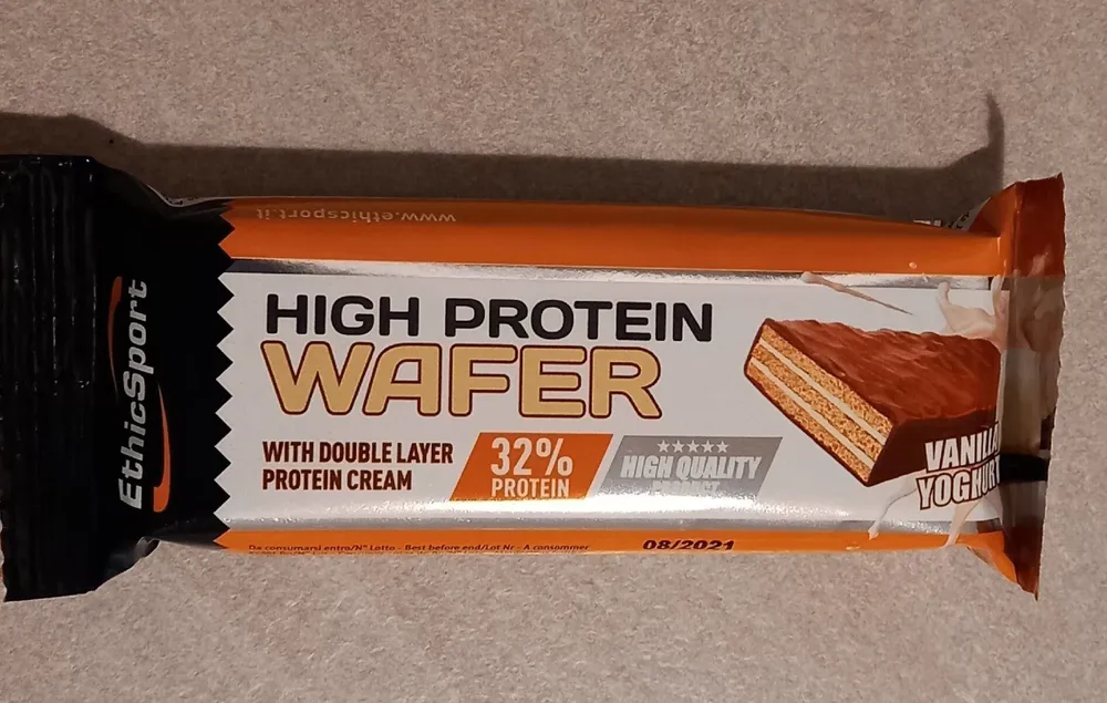 High protein wafer (vanilla/yogurt)