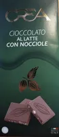 Cioccolato al latte con nocciole