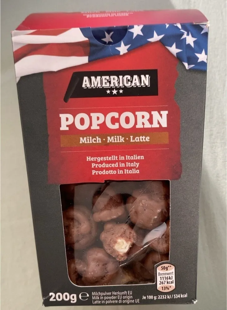 Popcorn Milch