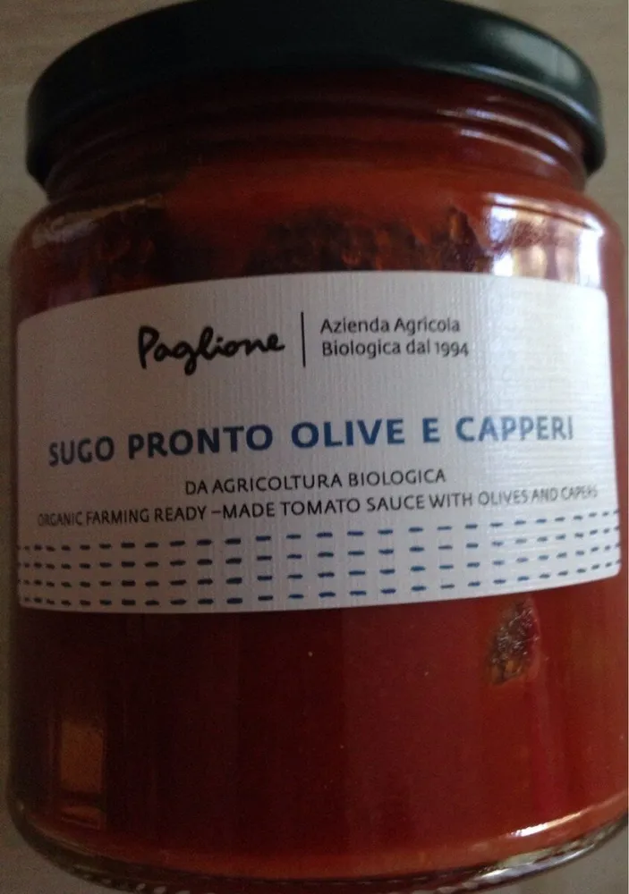 Sauce tomate avec olives et capres