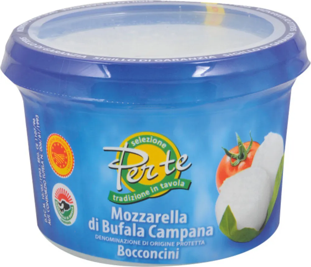 Mozzarella di bufala campana dop bocconcini tradizione