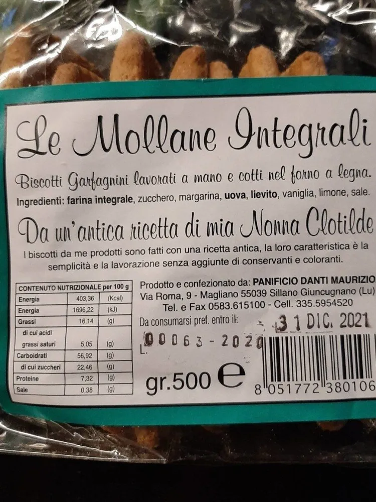 Le Mollane integrali