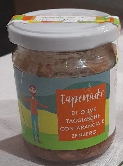 Tapenade di olive taggiasche con arancia e zenzero