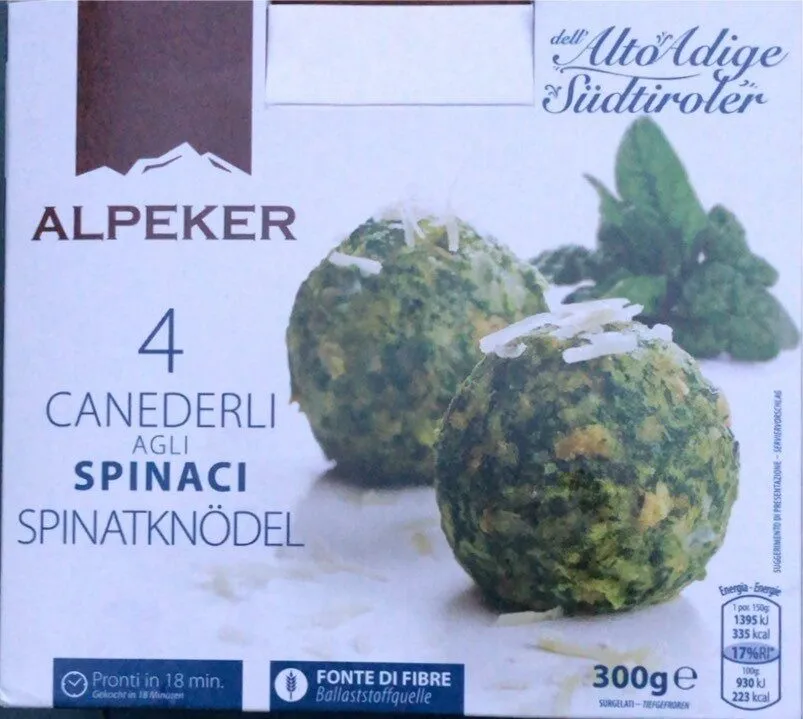 Canederli agli spinaci